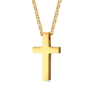 Vnox Classic Blank Cross Necklaces Prayer Christ Men Jewelry