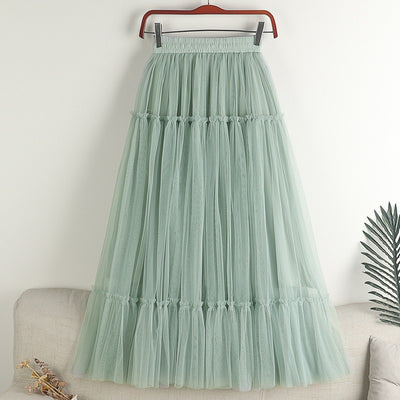 Line Midi Long Skirts